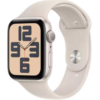 Умные часы Apple Watch SE 2023, 40mm, Starlight Aluminium Case with Starlight Sport Band, S/M (MR9U3QI/A)