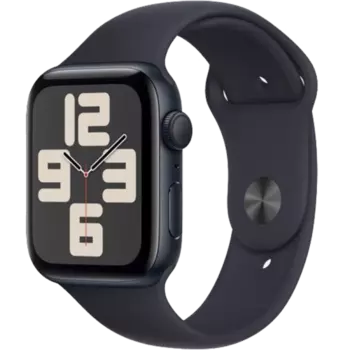 Умные часы Apple Watch SE 2023, 44mm, Midnight Aluminium Case with Midnight Sport Band, M/L (MRE93QH/A)