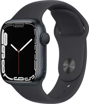 Умные часы Apple Watch Series 7, 41 мм, Sport band, тёмная ночь