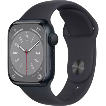 Умные часы Apple Watch Series 8, 41 мм, S/M, Midnight Aluminium (MNU73LL)