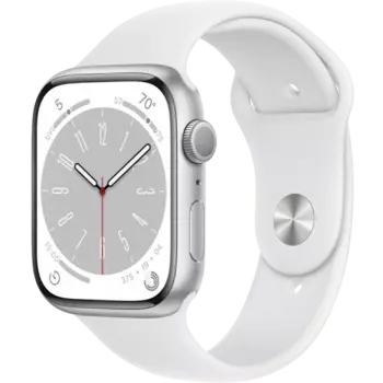 Умные часы Apple Watch Series 8, 45 мм, M/L, Silver Aluminium