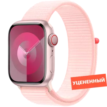 Умные часы Apple Watch Series 9, 41 мм, Sport Loop, Pink, size M (MR953)