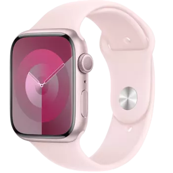Умные часы Apple Watch Series 9, 45 мм, Sport Band, Pink, size M (MR9G3)