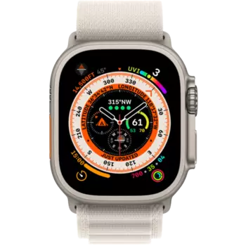 Умные часы Apple Watch Ultra, 49 мм, L, Starlight Alpine MQF