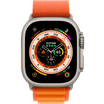 Умные часы Apple Watch Ultra, 49 мм, M, Orange Alpine (MQFL3)