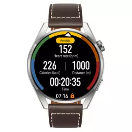 Умные часы HUAWEI Watch 3 Pro LTE 48мм, коричневый ремешок с титановым корпусом