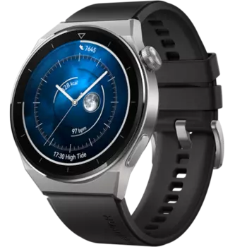 Умные часы HUAWEI Watch GT 3 Pro, светло-серый титановый корпус с ремешком из фторэластомера