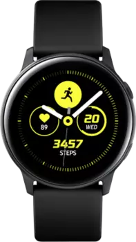 Умные часы Samsung Galaxy Watch Active, черный сатин (SM-R500NZKASER)