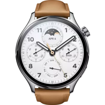 Умные часы Xiaomi Mi Watch S1 Pro GL, серебристые (BHR6417GL)