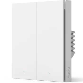 Умный выключатель Aqara H1 EU(без нейтрали, 2 клавиши), WS-EUK02
