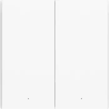 Умный выключатель Aqara Wireless Remote Switch H1 (без нейтрали, 2 клавиши), WRS-R02