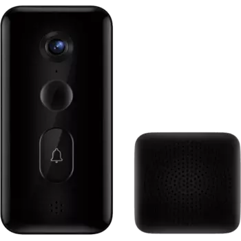 Видеозвонок Xiaomi Smart Doorbell 3 MJML06-FJ, черный (BHR5416GL)