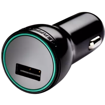 Зарядное устройство автомобильное Gerffins Pro 2,4A USB-A (Черное)