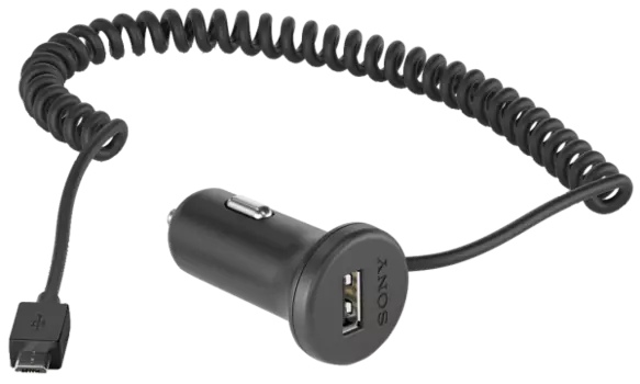Зарядное устройство автомобильное Sony AN420 (microUSB)