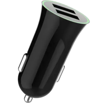 Зарядное устройство автомобильное Stellarway USB-A/A 2,1A , черное