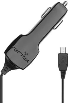 Зарядное устройство автомобильное Vertex 1,2A microUSB
