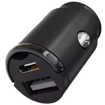 Зарядное устройство автомобильное VLP 1121001 USB-А/C PD 38W черное