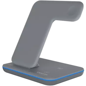 Зарядное устройство беспроводное Canyon Qi WS-303 3 в 1, 15W, серое