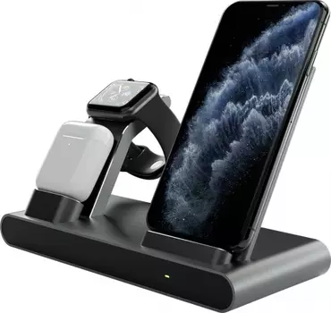 Зарядное устройство беспроводное Prestigio Revolt A1, серое