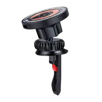 Автомобильный держатель Stellarway STW-CARWRC-MS, с функцией беспроводного зарядного устройства, 15W, черный