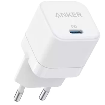 Зарядное устройство сетевое Anker PowerPort III Cube USB Type-C 20W, белое