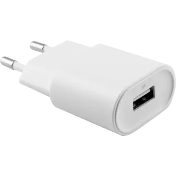 Зарядное устройство сетевое Bron 1А USB, белое