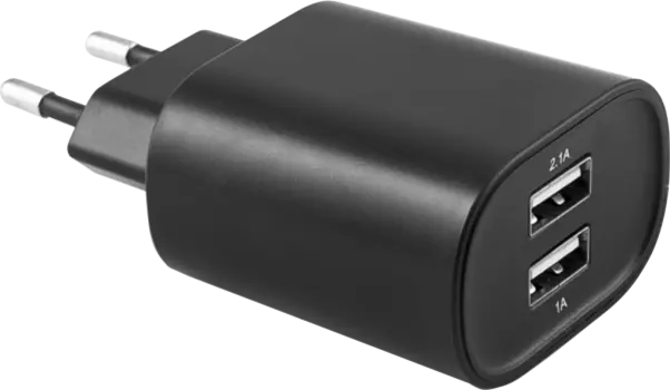 Зарядное устройство сетевое Bron 3.1А (2 USB разъема)