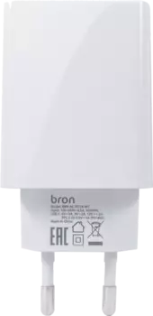 Зарядное устройство сетевое Bron BRN-AC-PD18 TypeC, белое