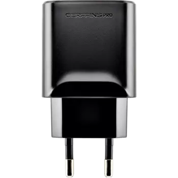 Зарядное устройство сетевое Gerffins Pro USB-A 2,4A, черное