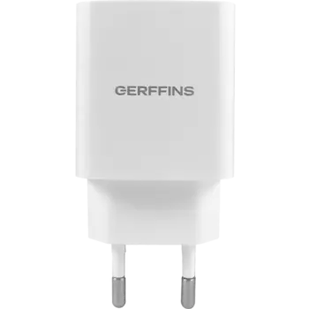 Зарядное устройство сетевое Gerffins USB-A 2,4A, белое