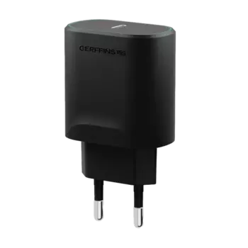 Зарядное устройство сетевое Gerffins USB-C 2,1A, черное