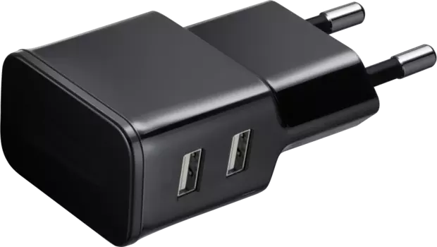 Зарядное устройство сетевое NoName (2 USB разъема)