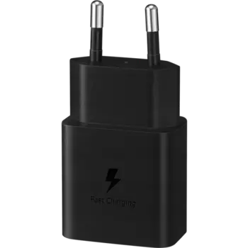 Зарядное устройство сетевое Samsung 15Вт EP-T1510NBEG Type-C, черное