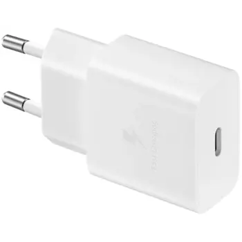 Зарядное устройство сетевое Samsung 15Вт EP-T1510NWEG Type-C, белое
