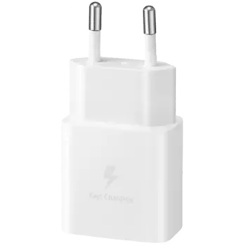 Зарядное устройство сетевое Samsung 15Вт EP-T1510NWEGRU Type-C, белое