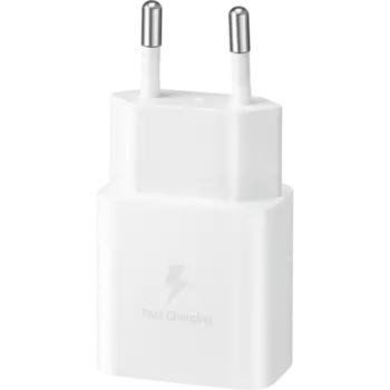 Зарядное устройство сетевое Samsung 15Вт EP-T1510XWEG Type-C, белое