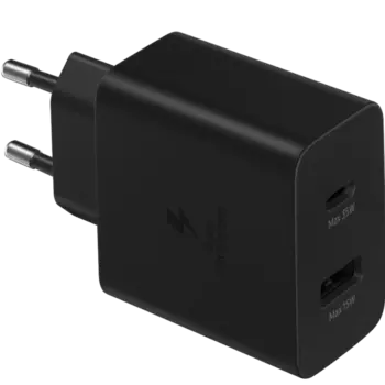 Зарядное устройство сетевое Samsung 35/15Вт EP-TA220, черное