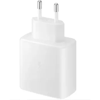 Зарядное устройство сетевое Samsung 45Вт EP-T4510NWEG Type-C, белый