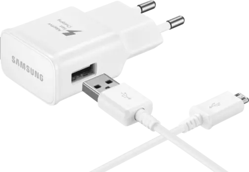Зарядное устройство сетевое Samsung microUSB 2A EP-TA20EWEUGRU, белое