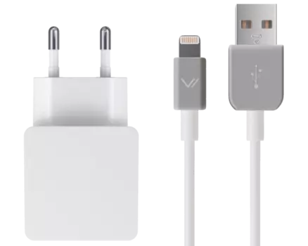 Зарядное устройство сетевое Vertex 1А Lightning