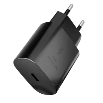 Зарядное устройство сетевое VLP Fast Wall Charger USB/С 25W черное