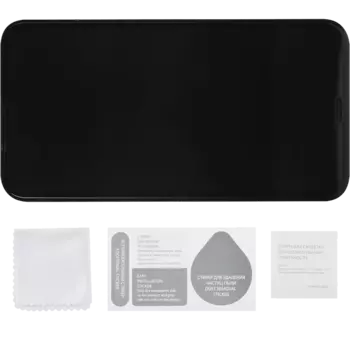 Защитное стекло Barn&Hollis для Apple iPhone 15 Pro Max 2.5D Full Glue (черная рамка)