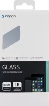 Защитное стекло Deppa для Huawei P30 3D Full Glue (черная рамка)