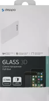 Защитное стекло Deppa для Huawei Y5 (2019) 3D Full Glue (черная рамка)