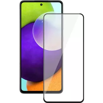 Защитное стекло Мультибренд для Samsung Galaxy A73 5G 2.5D Full Glue (черная рамка)