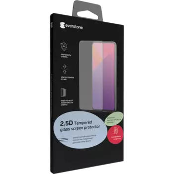 Защитное стекло Everstone для Samsung Galaxy A73 5G 3D Full Glue (черная рамка)