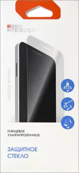 Защитное стекло InterStep для Apple iPhone 7/8 3D (черное)