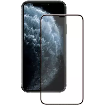 Защитное стекло LuxCase для Apple iPhone 12/12 Pro 2.5D Full Glue (черная рамка)