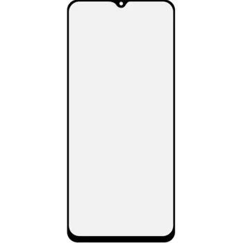 Защитное стекло LuxCase для ITEL S23 2.5D Full Glue (черная рамка)