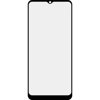 Защитное стекло LuxCase для Tecno POP7 2.5D Full Glue (черная рамка)